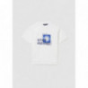 Mayoral 6070-35 Koszulka z krótkim rękawem chłopiec kolor biały