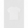Mayoral 6052-77 Koszulka z krótkim rękawem dziewczynka dziewczynka kolor biały