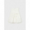 Mayoral 1948-77 Sukienka elegancka dziewczynka kolor biały