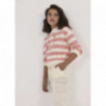 Mayoral 6585-39 Spodnie cropped dziewczynka kolor beżowy