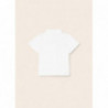 Mayoral 1189-60 Koszula z krótkim rękawem chłopiec kolor biały