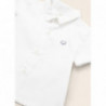 Mayoral 1189-60 Koszula z krótkim rękawem chłopiec kolor biały