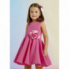 Abel & Lula 5049-2 Sukienka z krepy elegancka dziewczynka kolor truskawka