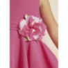 Abel & Lula 5049-2 Sukienka z krepy elegancka dziewczynka kolor truskawka