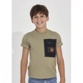Mayoral 6072-10 Koszulka z kieszonką chłopiec kolor fossil