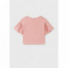 Mayoral 6051-26 Koszulka z krótkim rękawem dziewczynka kolor różowy