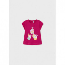 Mayoral 1013-92 Koszulka z krótkim rękawem dziewczynka kolor orchidea