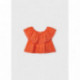 Mayoral 3145-32 Bluzka z haftem dziewczynka kolor pomarańcz