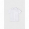 Mayoral 3161-61 Koszula z krótkim rękawem chłopiec kolor biały