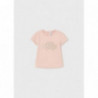 Mayoral 105-46 Koszulka z krótkim rękawem dziewczynka kolor nude
