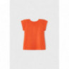 Mayoral 3071-56 Koszulka z krótkim rękawem dziewczynka kolor pomarańcz