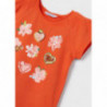 Mayoral 3071-56 Koszulka z krótkim rękawem dziewczynka kolor pomarańcz