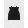 Mayoral 6062-59 Koszulka na ramiączkach dziewczynka kolor czarny