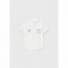 Mayoral 1111-1 Koszula z krótkim rękawem chłopiec kolor biały