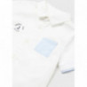 Mayoral 1111-1 Koszula z krótkim rękawem chłopiec kolor biały