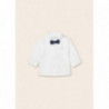 Mayoral 1190-66 Koszula z muszką chłopiec kolor biały