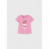 Mayoral 1014-11 Koszulka z krótkim rękawem dziewczynka kolor guma do żucia