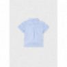 Mayoral 1189-61 Koszula z krótkim rękawem chłopiec kolor błękitny