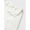 Mayoral 595-12 Spodnie klasyczne chłopiec kolor biały