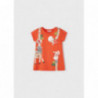 Mayoral 3070-45 Koszulka z krótkim rękawem dziewczynka kolor pomarańcz