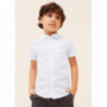 Mayoral 3159-83 Koszula z krótkim rękawem chłopiec kolor biały