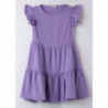 iDO 46887-3414 Sukienka bawełniana dziewczynka kolor fiolet