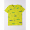 iDO 46401-6VQ3 Koszulka z nadrukiem chłopiec kolor limonka