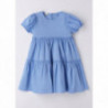 iDO 46309-3624 Sukienka bawełniana dziewczynka kolor niebieski