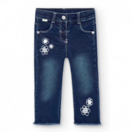 Boboli 206019-BLUE Spodnie jeans dziewczynka kolor niebieski