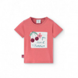 Boboli 226011-3809 Bluzka dziewczynka kolor róża