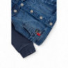 Boboli 306166-BLUE Kurtka jeans bawełna chłopiec kolor niebieski