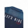 Boboli 306166-BLUE Kurtka jeans bawełna chłopiec kolor niebieski