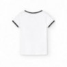 Boboli 466017-1100 T-shirt dziewczynka kolor biały