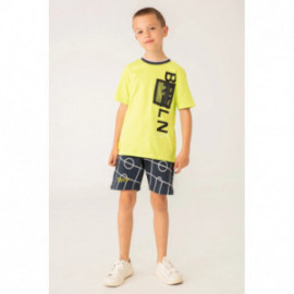 Boboli 506045-4527 T-shirt chłopiec kolor Limonka
