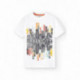 Boboli 516125-1100 T-shirt chłopiec kolor biały