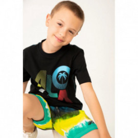Boboli 526104-890 T-shirt chłopiec kolor czarny