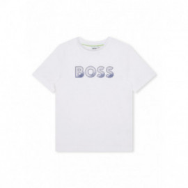 BOSS J25O03-10P T-shirt chłopiec kolor biały