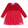 Sukienka Elegancka Tiul dziewczynka czerwony 18230-11223 GKMOD