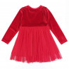 Sukienka Elegancka Tiul dziewczynka czerwony 18230-11223 GKMOD