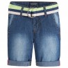 Mayoral 3226-50 Bermudy jeans z paskiem 1 kolor Ciemny