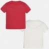 Mayoral 1025-18 Zestaw 2 koszulki gładkie kolor Arbuzowy