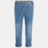 Mayoral 3531-61 Spodnie długie jeans z haftem kolor Basic