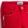 Mayoral 4552-53 Spodnie długie suwaki kolor Czerwony