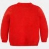 Mayoral 311-21 Sweter z lamówką kolor Czerwony