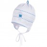 Jamiks JW17071-3 ALFIE czapka kolor biały/niebieski