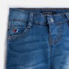 Mayoral 503-76 Spodnie jeans slim fit basic kolor Ciemny