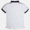 Mayoral 3127-69 Koszulka polo k/r splot pika kolor Biały