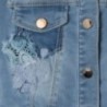 Mayoral 3467-63 Kurtka jeans z haftem kolor Bleached