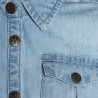 Pampolina 6764128-0014 Sukienka jeans kolor niebieski