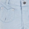 Mayoral 2575-23 Spodnie sztruks połysk kolor Błękitny